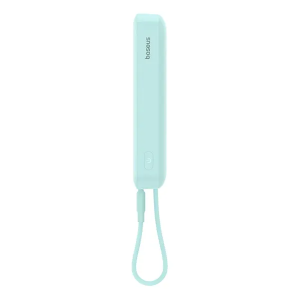 Powerbank Baseus Magnetic Mini MagSafe 10000mAh 20W z wbudowanym kablem Lightning - niebieski + kabel Baseus Simple Series USB-C