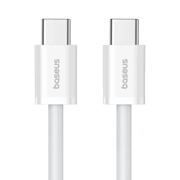 Kabel Baseus Superior Series ll USB-C - USB-C 30W 480Mb/s 1m - biały