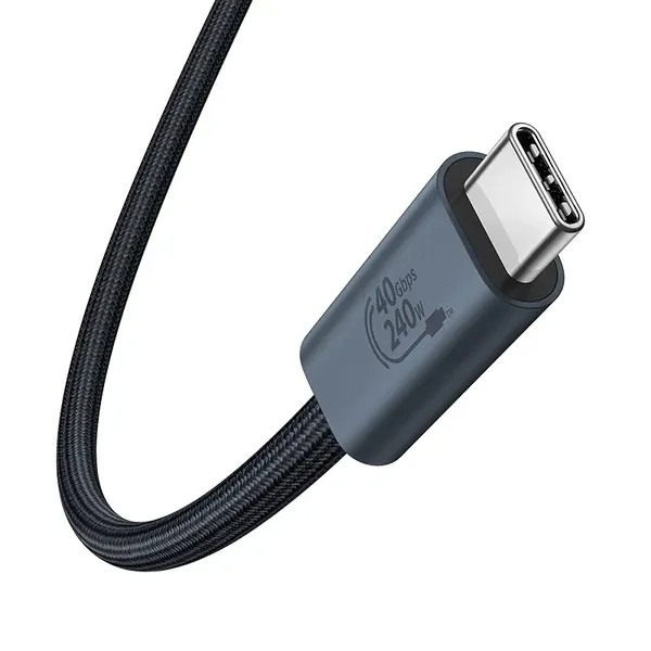 Kabel Baseus CB000068 USB-C - USB-C 240W PD 8K 60Hz 1m - czarny