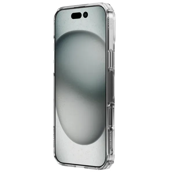 Etui Nillkin Nature Pro Case na iPhone 16 - przezroczysto-białe