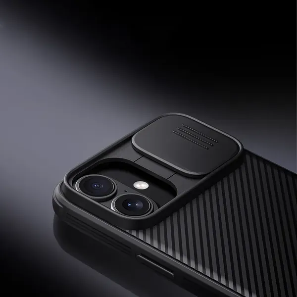 Etui Nillkin CamShield Pro Case na iPhone 16 z osłoną na aparat - czarne
