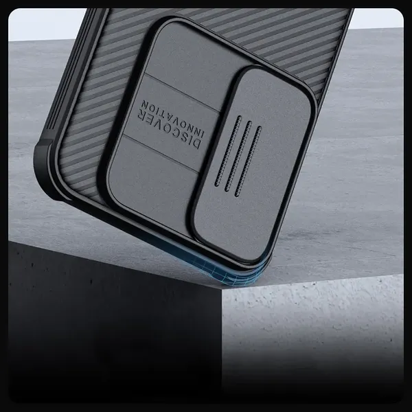 Etui Nillkin CamShield Pro Case do Samsung Galaxy A55 z osłoną na aparat - czarne
