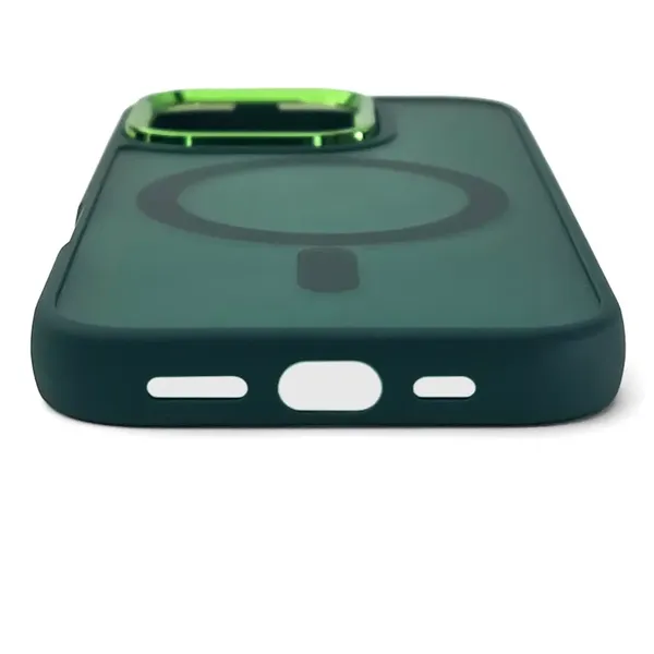 Etui Wozinsky Fashion Case z MagSafe na Samsung Galaxy S24 FE - zielone