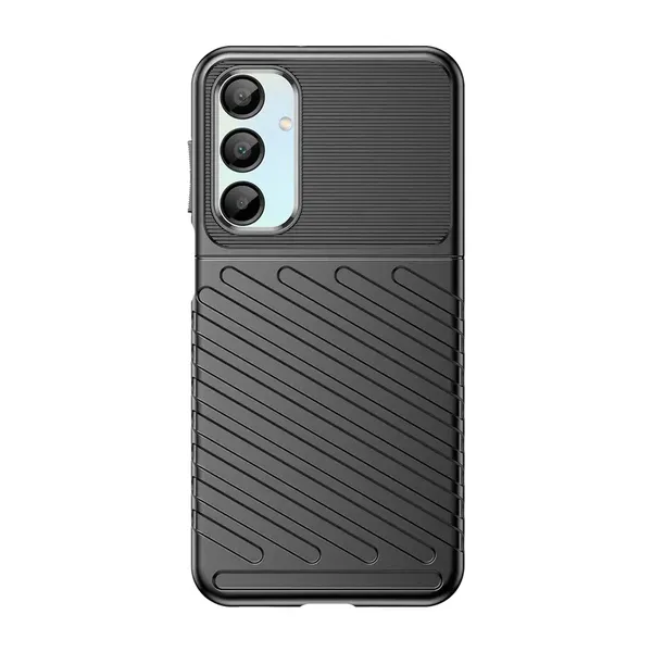 Etui Thunder Case na Samsung Galaxy A56/A36 silikonowy pancerny pokrowiec - czarne