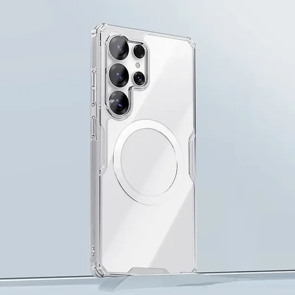 Etui Nillkin Nature TPU Pro Magnetic Case z MagSafe na Samsung Galaxy S25 Ultra - białe