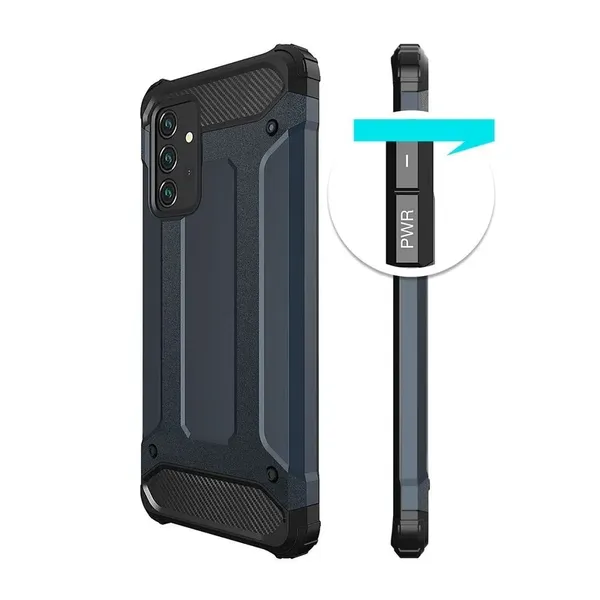 Pancerne hybrydowe etui Hybrid Armor pokrowiec na Samsung Galaxy A36 - czarne