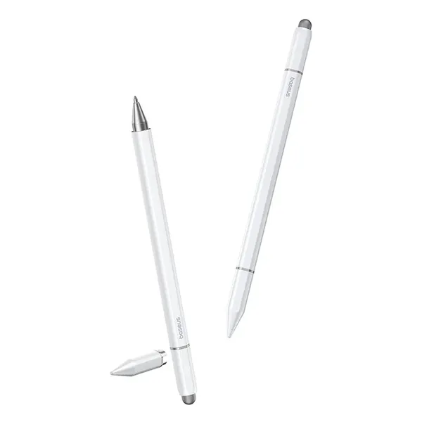 Stylus Baseus Smooth Writing III 3w1 rysik pasywny - wersja magnetyczna - biały