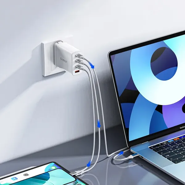 Kabel Orico CDX 100W 5A Power Delivery USB-C - USB-C 1m - biały