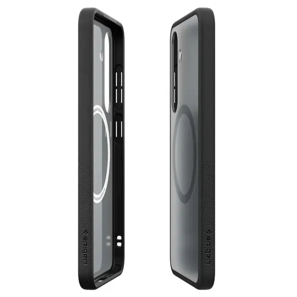 Etui silikonowe Spigen Capella GP-FPS936PGBJW z ringiem magnetycznym MagFit do Samsung Galaxy S25+ - czarne