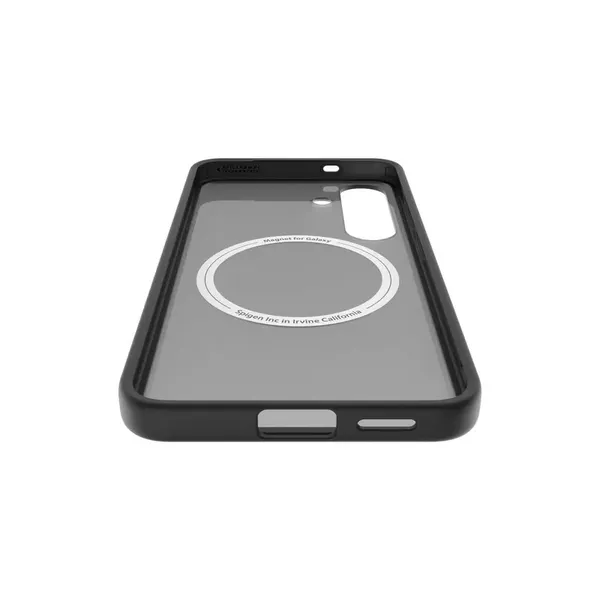 Etui silikonowe Spigen Capella GP-FPS936PGBJW z ringiem magnetycznym MagFit do Samsung Galaxy S25+ - czarne