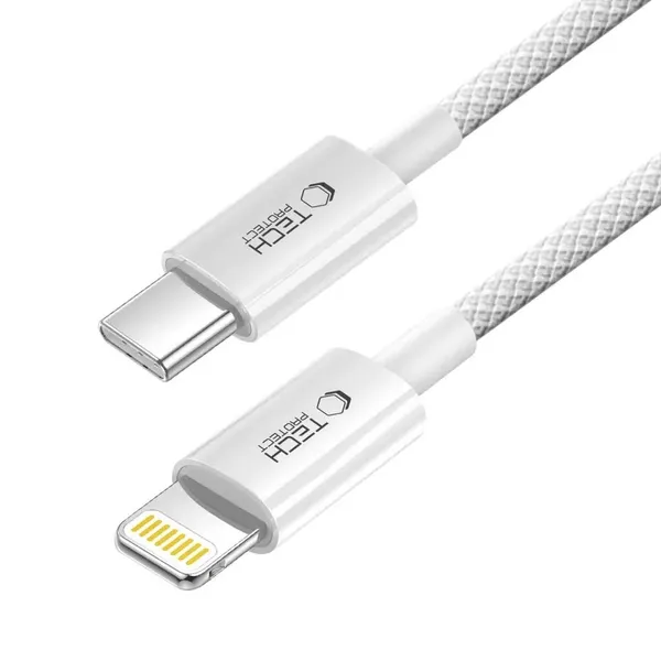 Kabel Tech-Protect UltraBoost USB-C / Lightning PD27W/3A 200 cm - szary