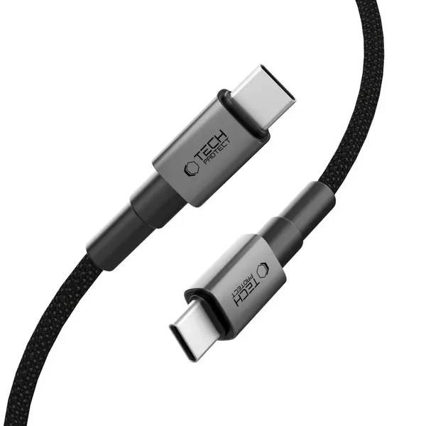 Kabel Tech-Protect UltraBoost DNA USB-C PD60W/3A 100 cm - szary