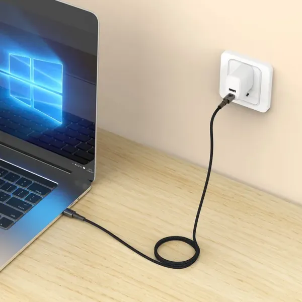 Kabel Tech-Protect UltraBoost DNA USB-C / Lightning PD27W/3A 100 cm - szary