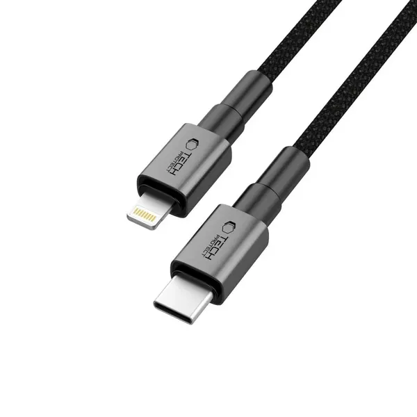 Kabel Tech-Protect Ultraboost DNA USB-C / Lightning PD27W/3A 200 cm - szary