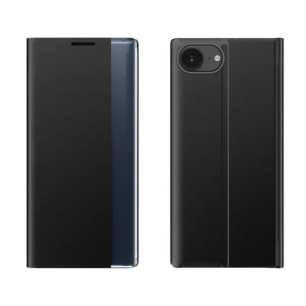 Etui New Sleep Case pokrowiec z klapką i podstawką na iPhone 16e - czarne