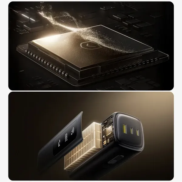 Powerbank Baseus EnerGeek GX11 MiFi 20000mAh 67W z funkcją Wi-Fi - czarny