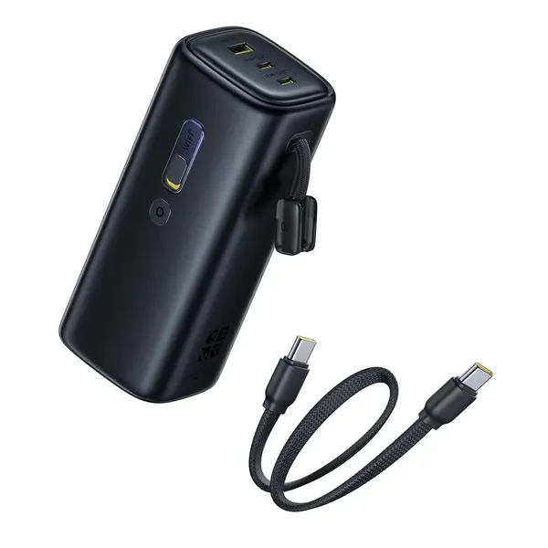 Powerbank Baseus EnerGeek GX11 MiFi 20000mAh 67W z funkcją Wi-Fi - czarny