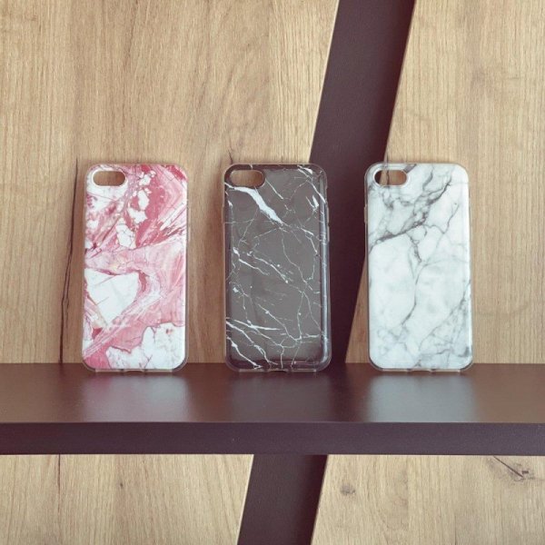 Wozinsky Marble żelowe etui pokrowiec marmur Samsung Galaxy A31 różowy