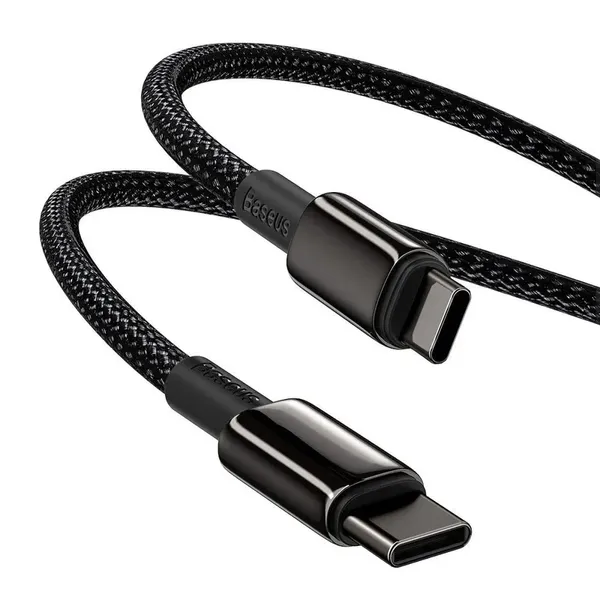 Kabel Baseus CATWJ-01 USB-C - USB-C PD QC 100W 5A 1m - czarny
