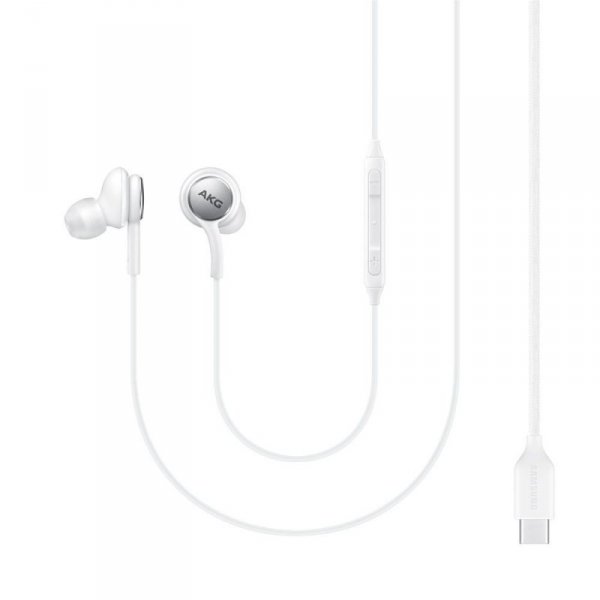 Samsung AKG przewodowe słuchawki dokanałowe USB-C biały (EO-IC100BWEGEU)