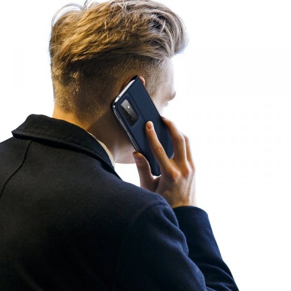 DUX DUCIS Skin Pro kabura etui pokrowiec z klapką Samsung Galaxy A72 4G niebieski