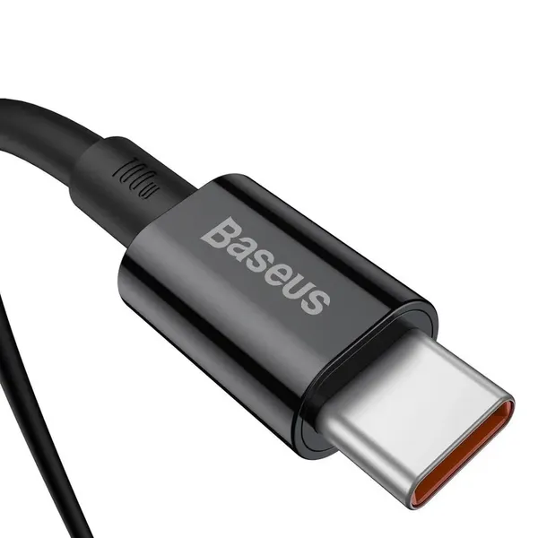 Kabel Baseus CATYS-B01 USB-C - USB-C PD QC FCP 100W 5A 480Mb/s 1m - czarny