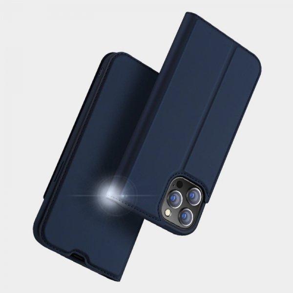 Dux Ducis Skin Pro kabura etui pokrowiec z klapką iPhone 13 Pro czarny