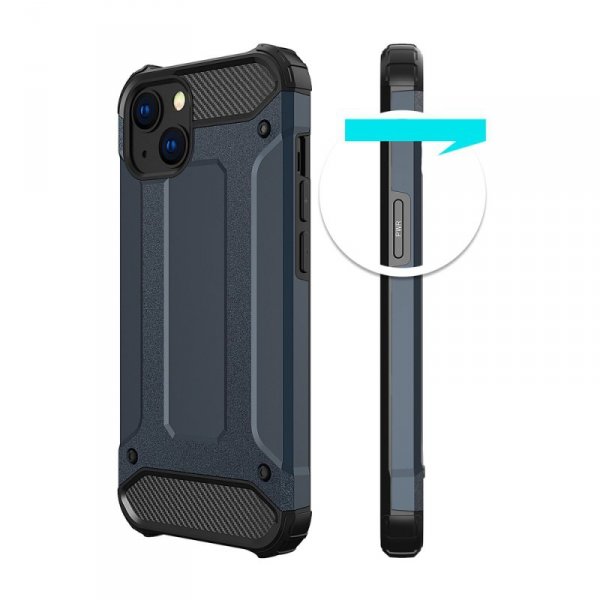 Hybrid Armor pancerne hybrydowe etui pokrowiec iPhone 13 złoty