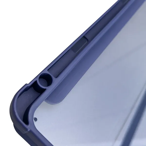 Stand Tablet Case etui Smart Cover pokrowiec na iPad Pro 11'' 2021 z funkcją podstawki granatowy