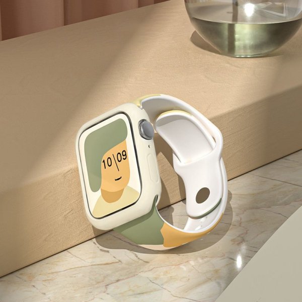 Silikonowy pasek Strap Moro bransoletka do zegarka opaska do Apple Watch 42 / 44 / 45 / 49 mm - wzór 5