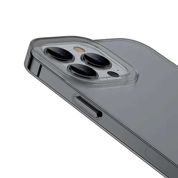 Baseus Simple Series Case przezroczyste żelowe etui iPhone 13 Pro czarny (ARAJ000401)