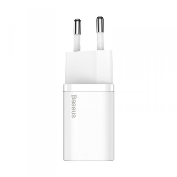 Baseus Super Si 1C szybka ładowarka USB Typ C 20 W Power Delivery biały (CCSUP-B02)