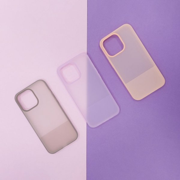 Kingxbar Plain Series etui pokrowiec do iPhone 13 Pro Max silikonowa obudowa fioletowy