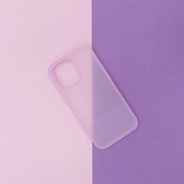 Kingxbar Plain Series etui pokrowiec do iPhone 13 Pro Max silikonowa obudowa różowy