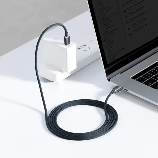 Kabel Baseus CAJY000701 USB-C - USB-C PD 100W 5A 480Mb/s 2m - czarny