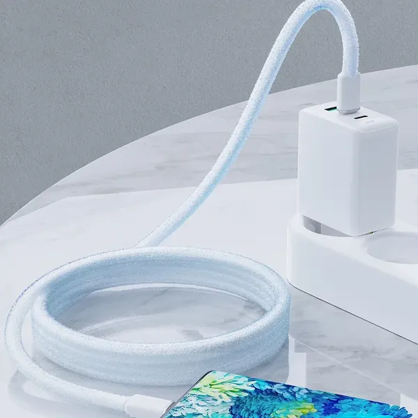 Kabel Acefast C2-03-C-C USB-C - USB-C PD QC 60W 3A 480Mb/s 1,2m - biały