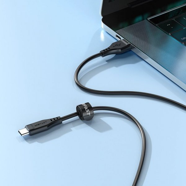 Acefast kabel USB - USB Typ C 1,2m, 3A czarny (C3-04 black)