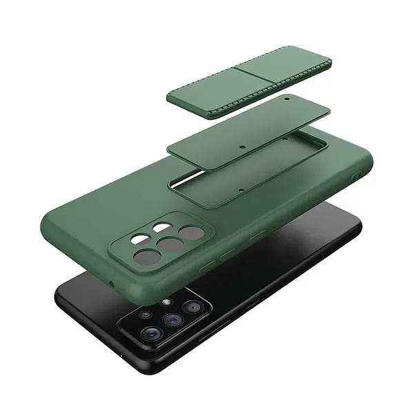 Wozinsky Kickstand Case silikonowe etui z podstawką etui Xiaomi Redmi Note 11 Pro czarne