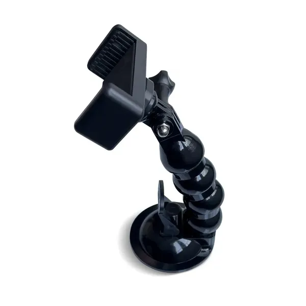 Uchwyt z przyssawką do GoPro, DJI, Insta360, SJCam, Eken + adapter do smartfona - czarny