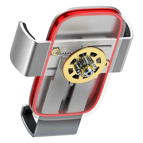 Baseus Metal Age II grawitacyjny uchwyt samochodowy na telefon na kratkę wentylacji srebrny (SUJS000012)