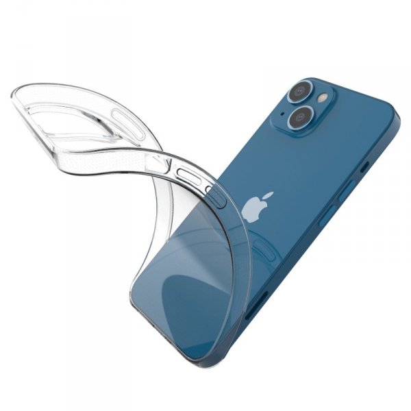 Żelowy pokrowiec etui Ultra Clear 0.5mm iPhone 14 przezroczysty