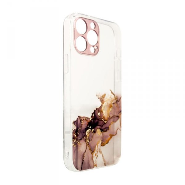 Marble Case etui do Xiaomi Redmi Note 11 Pro żelowy pokrowiec marmur brązowy