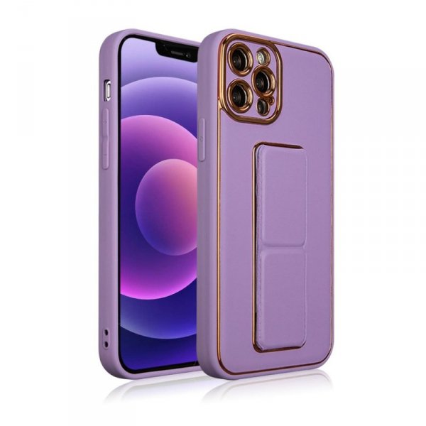 New Kickstand Case etui do Samsung Galaxy A13 z podstawką fioletowy