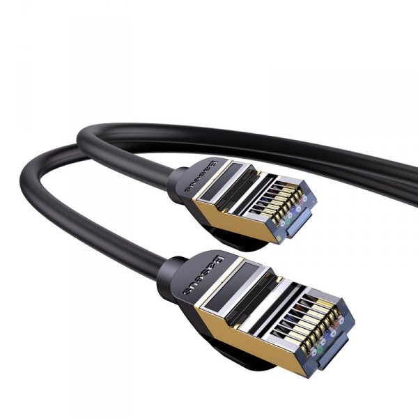 Baseus Speed Seven szybki kabel sieciowy RJ45 10Gbps 3m czarny (WKJS010401)