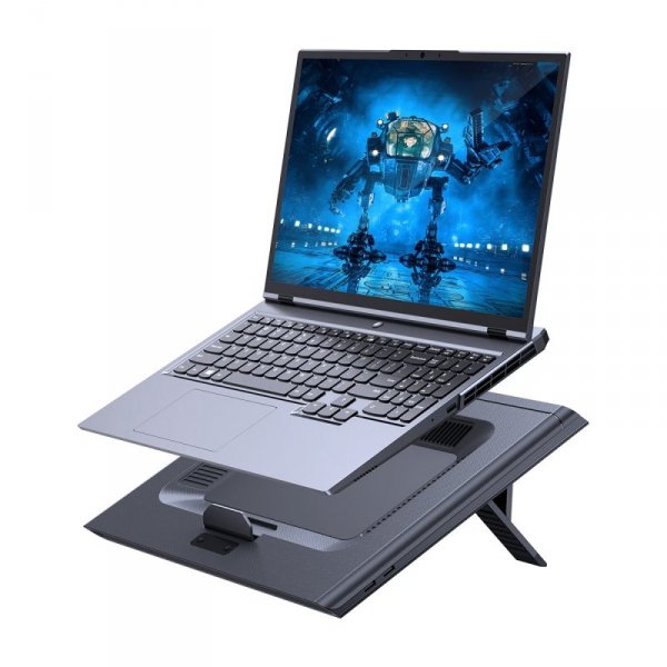 Baseus podstawka chłodząca do laptopa pod USB do 21" szary (LUWK000013)