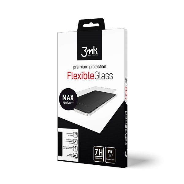3MK FlexibleGlass Max iPhone 7/8 Plusczarny/black, Szkło Hybrydowe z wzmocnionymi krawędziami