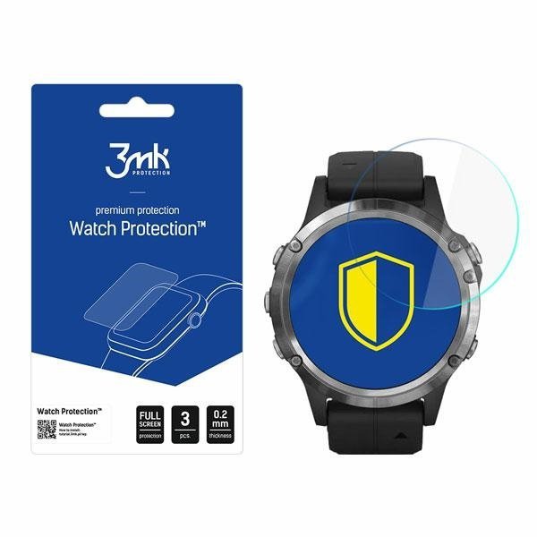 3MK FlexibleGlass Watch Garmin Fenix 5Plus Szkło Hybrydowe