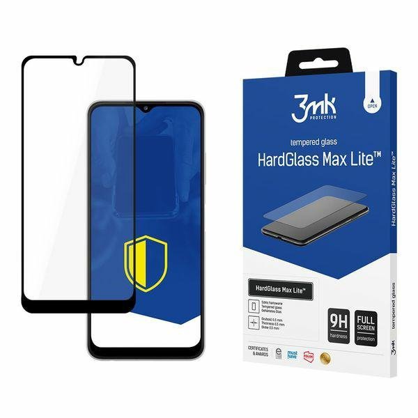 3MK HardGlass Max Lite Samsung A226 A22 5G czarny/black