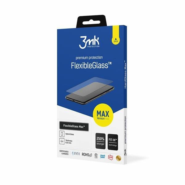 3MK FlexibleGlass Max iPhone 14 Plus6,7&quot; czarny/black, Szkło Hybrydowe z wzmocnionymi krawędziami