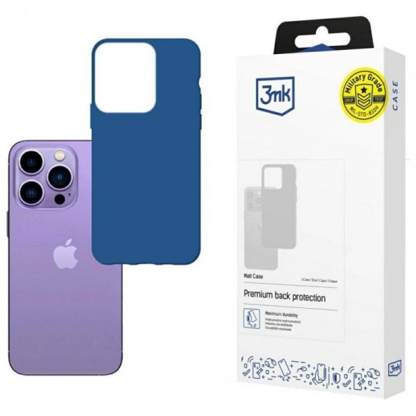 3MK Matt Case iPhone 14 Pro Max 6,7"jagoda/blueberry